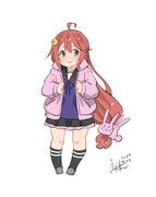 卯月『防寒ばっちりぴょん！』