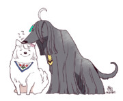 【犬化】スピッツユキノとアフガンカフェ