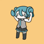 【GIF】巻いてみる初音ミク