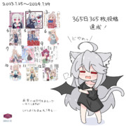 365日描いたもも