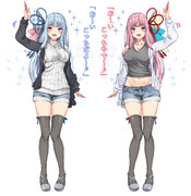 着せ替え葵(茜)ちゃん　私服差分