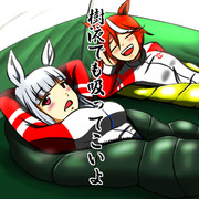 ゴルシvsマックイーン（キャンプ編）