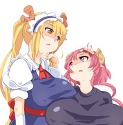 にらみ合い-服あり-