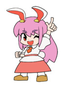 362 鈴仙・優曇華院・イナバ【東方Project 立ち絵素材 PNG】