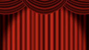 舞台幕・赤カーテン　1920×1080（16：9）【フリー素材】