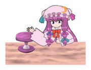 385 パチュリー・ノーレッジ【東方Project 立ち絵素材 透過GIF】