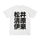 Tシャツ | 文字研究所 | 松井 清原 伊東