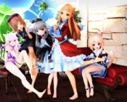 【今日のレア様】おみあしさんをどうぞ…♡