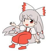 372 藤原妹紅【東方Project 立ち絵素材 PNG】