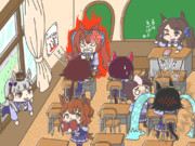 テスト前日、中高合同の地獄勉強会