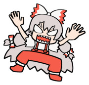 373 藤原妹紅【東方Project 立ち絵素材 PNG】