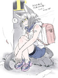 下校にゃんこ