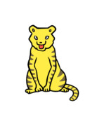 396 トラ【立ち絵素材 PNG】