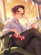 …おや！？せんぱいのようすが…！