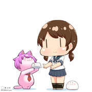 多摩　白雪　艦これワンドロ　240210