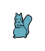 398 リス【立ち絵素材 PNG】