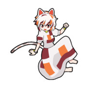 403 豪徳寺ミケ【東方Project 立ち絵素材 透過GIF】