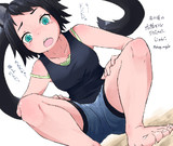 屈みこむにゃんこ