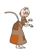 405 豪徳寺ミケ【東方Project 立ち絵素材 透過GIF】