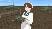 【MMDモデル配布】バレンタイン歩兵戦車