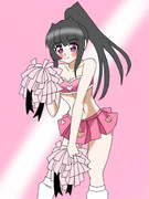 ピンクのポニテチアガール月読調（戦姫絶唱シンフォギア）