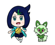 リコとニャオハ