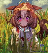 ドトウちゃんのぐるぐる目が惑う