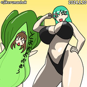 肉の鈴谷、野菜の熊野