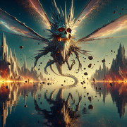 【AI生成】Aster, the spawn of darkness