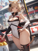 猫耳レースクイーンのジータちゃん