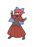 425 赤蛮奇【東方Project 立ち絵素材 透過GIF】