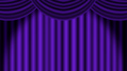 舞台幕・紫カーテン　1920×1080（16：9）【フリー素材】