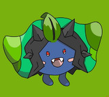 ナゾノクサ（オーガポン衣装）＿ラクガキ