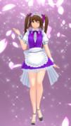 メイド姿のはたてちゃん