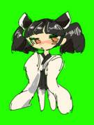 照れる東北きりたん gif画像