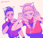 猫の日五飛とサリィ