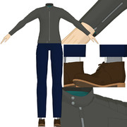 冬服B【MMD衣装配布あり】