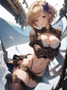 ミニの日なのでミニスカートのジータちゃん