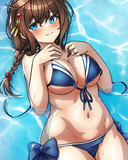 水着時雨ちゃんの胸部装甲