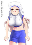 体操服が引っかかったハヤヒデ