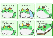 LINEスタンプ風すくすく・日常生活編