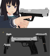 M&P9L たきなの銃【MMDモデル配布あり】