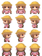 月読アイ RPGツクールMVキャラチップ