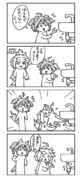 10分くらいで描いたウマ娘の漫画。