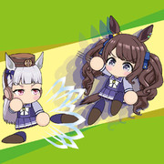 ゴルシのケリを避けるジョーダン