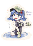 にとりさんの日に描いたにとりさん。