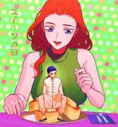 スイーツの日五飛とサリィ