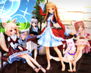 【今日のレア様】おみあしさん達に 囲まれちゃう…♡