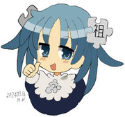 【久々に描いてみた】シンプルなウィキペたん 2024.3.16投稿