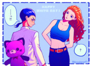 ホワイトデーの五飛とサリィ⛄